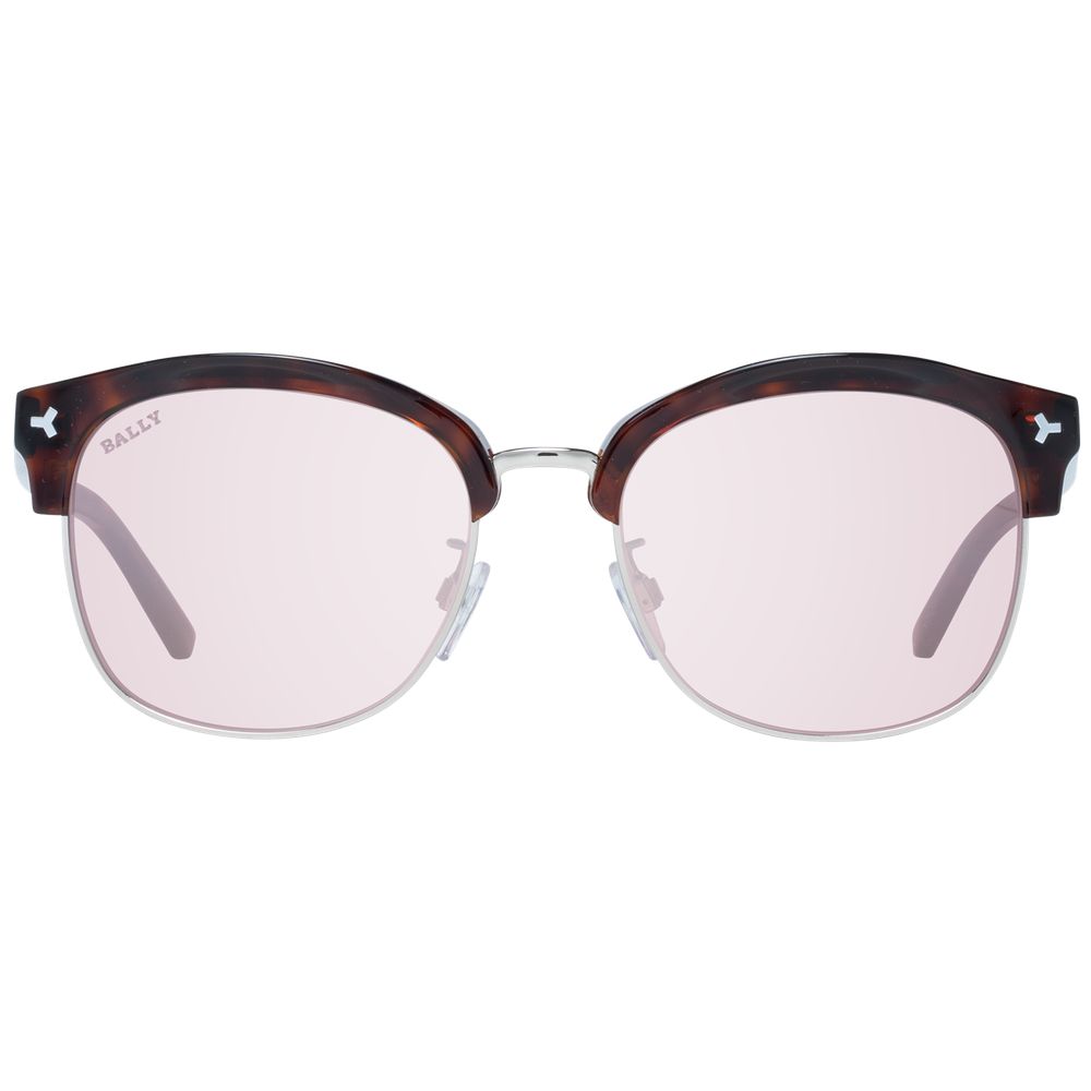 Bally Brown Metal & Plastic Sunglasses